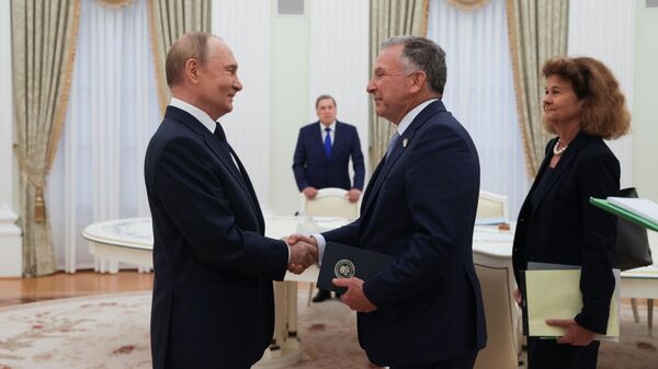 Президент Владимир Путин встретился со спецпосланником президента США по Ближнему Востоку Стивеном Уиткоффом