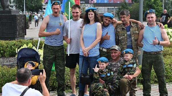 Празднование 95-й годовщины со дня образования Воздушно-десантных войск России