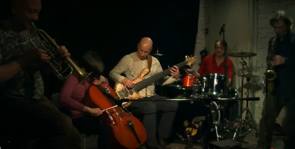 С музыкантами группы АукцЫон, Петербург, 2021