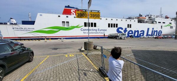 На пароме из Любека в Лиепае На пароме из Любека в Лиепае