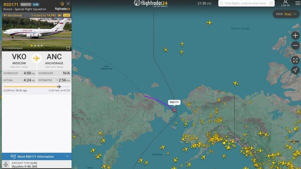 Еще два спецборта Ил-96-300 находятся на подлёте к Аляске