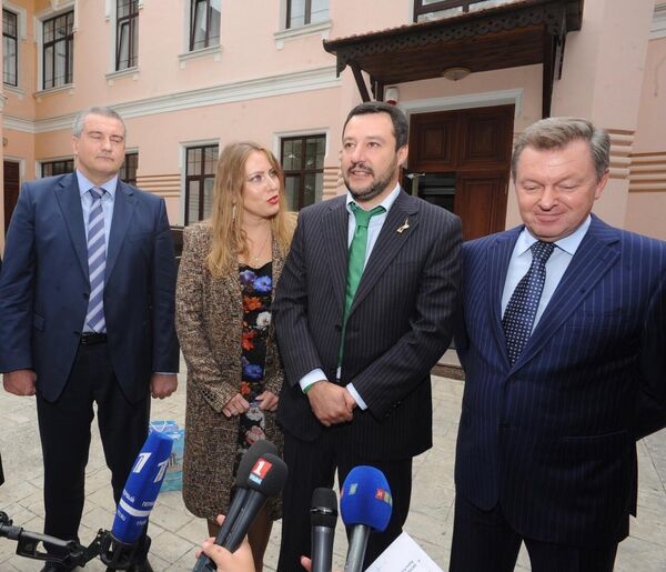 С итальянской делегации в Крыму