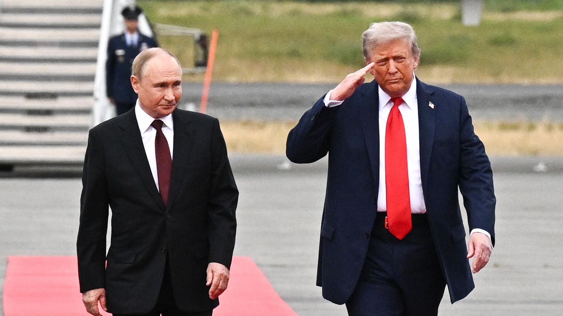 Встреча президентов России и США на Аляске - РИА Новости, 1920, 16.08.2025