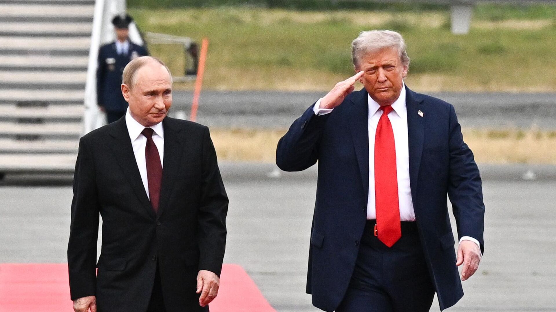 Встреча президентов России и США на Аляске - РИА Новости, 1920, 16.08.2025