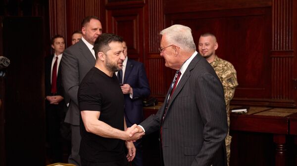 Владимира Зеленский и Кит Келлог