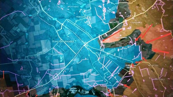 Подразделения ВС РФ продолжают наступление под Константиновкой