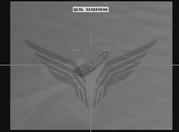 Катер ВСУ в прицеле БПЛА 