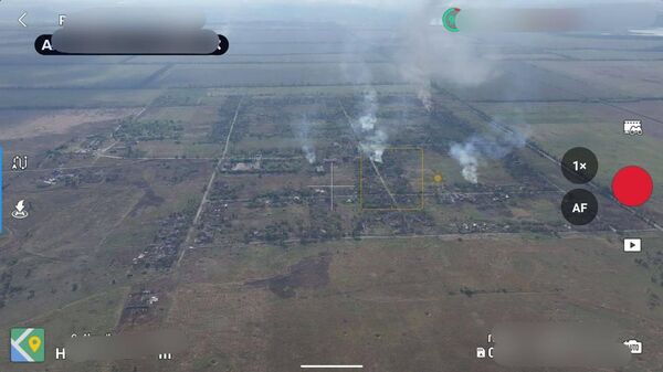 Кадры объективного контроля из Катериновки на юго-востоке Клебан-Быкского водохранилища