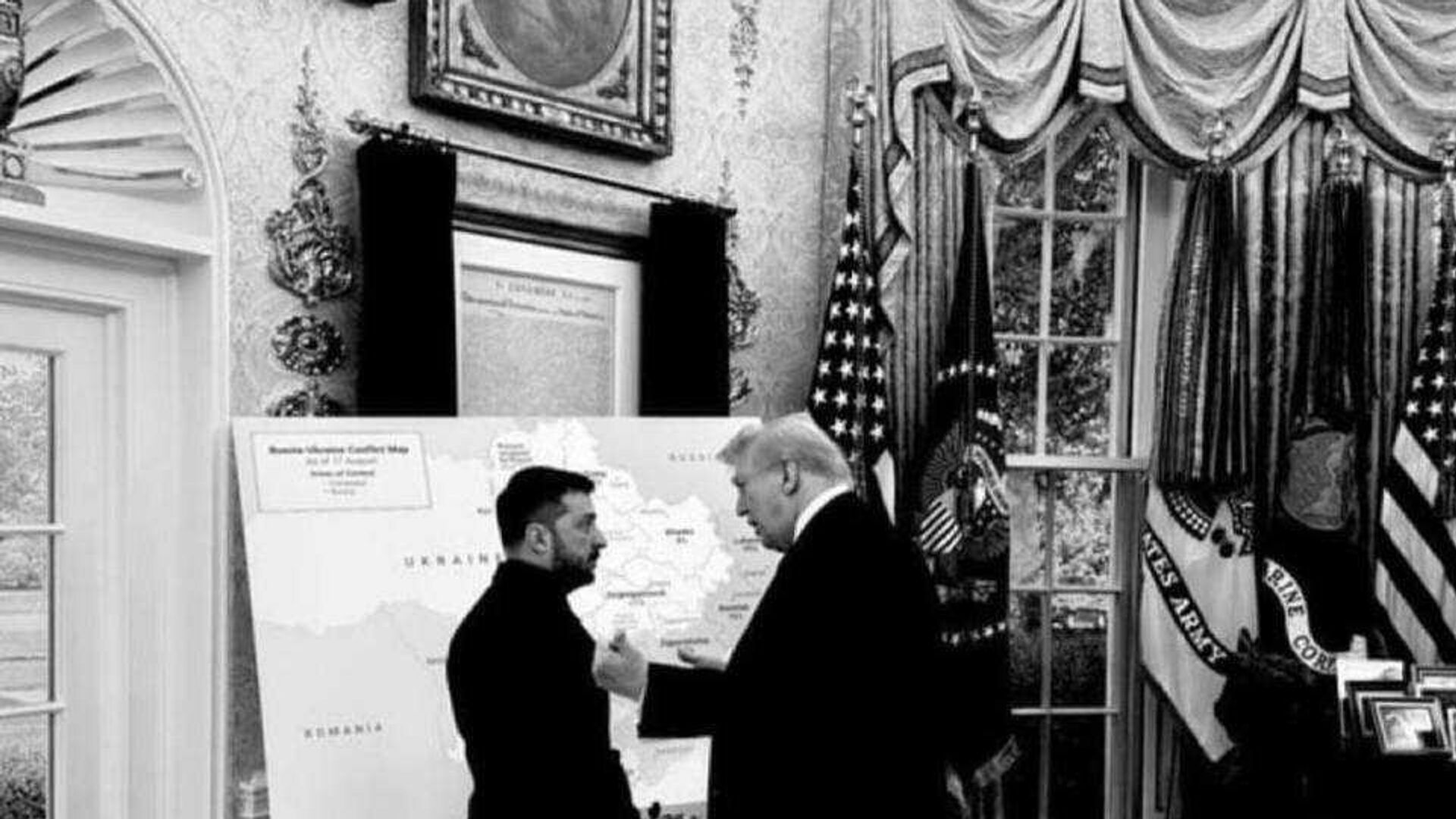 Трамп и Зеленский в Белом доме - РИА Новости, 1920, 31.10.2025