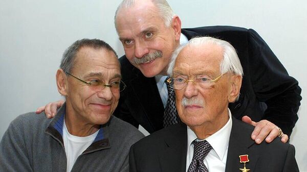 Андрон Кончаловский, Никита Михалков, Сергей Михалков 