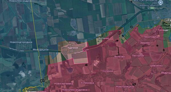 ВС РФ взяли под контроль село Удачное