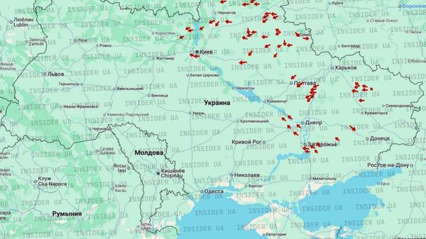 «Герани» облетают Киев и летят в направлении Житомирской области
