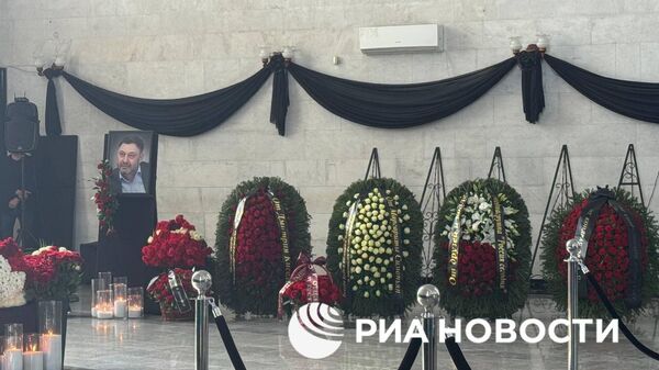 Церемония прощания с членом СПЧ, журналистом, исполнительным директором международной медиагруппы Россия сегодня Кириллом Вышинским прошла в Москве