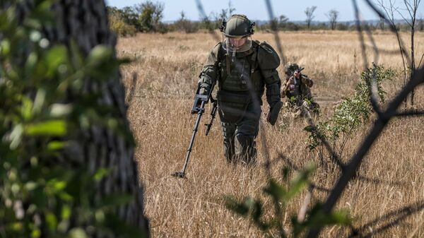 Подготовка саперов группировки войск Днепр в Запорожской области