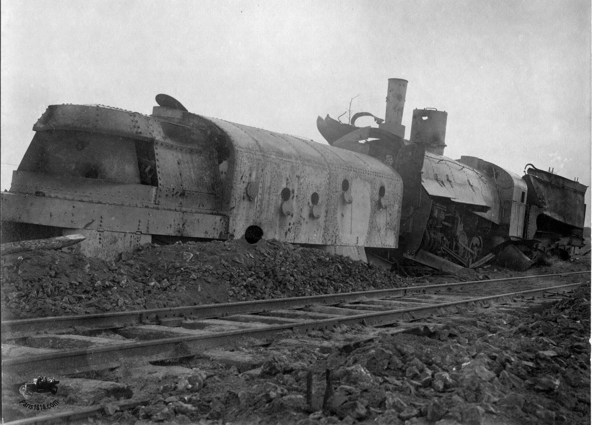 Разбитый бронепоезд Хунхуз Разбитый бронепоезд Хунхуз - РИА Новости, 1920, 01.09.2025