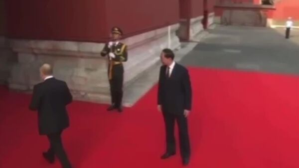 Президент Путин прибыл на парад по случаю 80-летия победы над милитаристской Японией и окончания Второй мировой войны