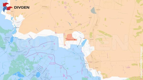 Изменения линии фронта за минувшие сутки нанёс на карту канал DivGen: