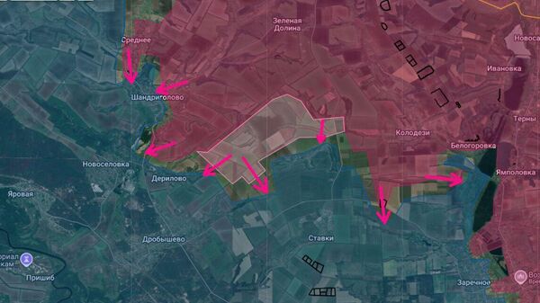 Продолжается наступление российской армии у Шандриголово