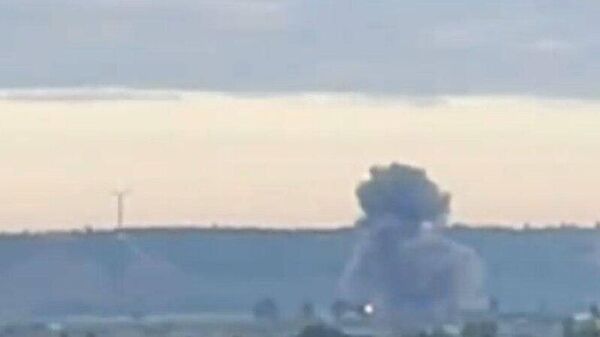 Удар в Славянске был нанесён и по складу боеприпасов ВСУ