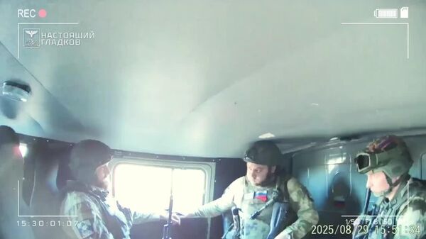 Боевая работа «БАРСа-Белгород» во время сопровождения жителей из приграничного села