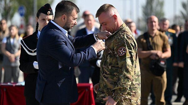 Празднование 82-й годовщины освобождения Донбасса на Саур-Могиле 8 сентября 2025 года Празднование 82-й годовщины освобождения Донбасса на Саур-Могиле 8 сентября 2025 года
