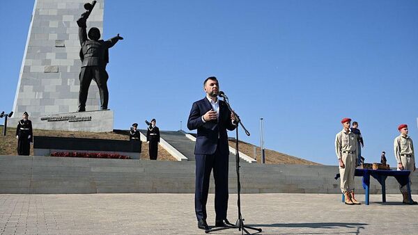 Празднование 82-й годовщины освобождения Донбасса на Саур-Могиле 8 сентября 2025 года Празднование 82-й годовщины освобождения Донбасса на Саур-Могиле 8 сентября 2025 года