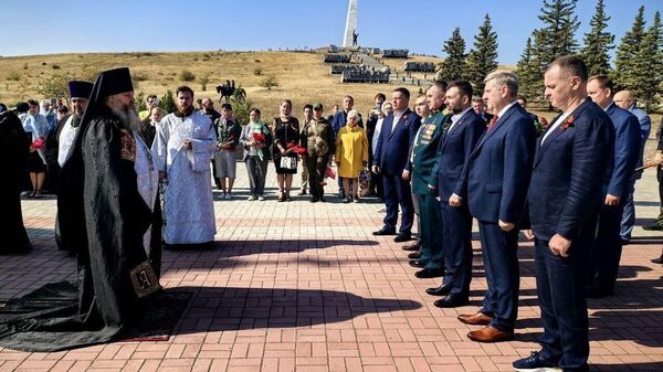 Празднование 82-й годовщины освобождения Донбасса на Саур-Могиле 8 сентября 2025 года Празднование 82-й годовщины освобождения Донбасса на Саур-Могиле 8 сентября 2025 года