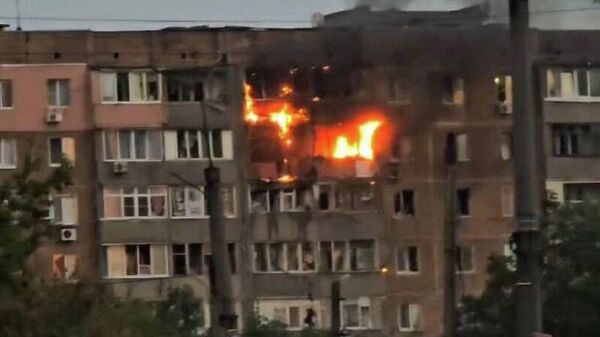 Украинский дрон ударил по жилому дому в Макеевке