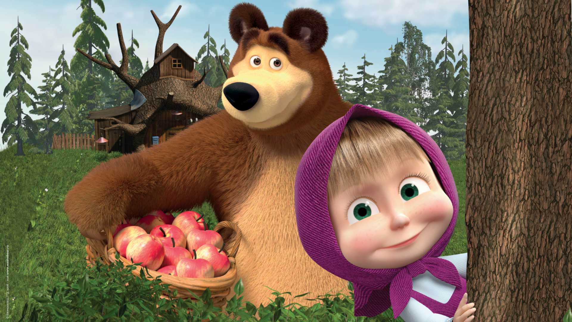 Маша и медведь - РИА Новости, 1920, 16.10.2025