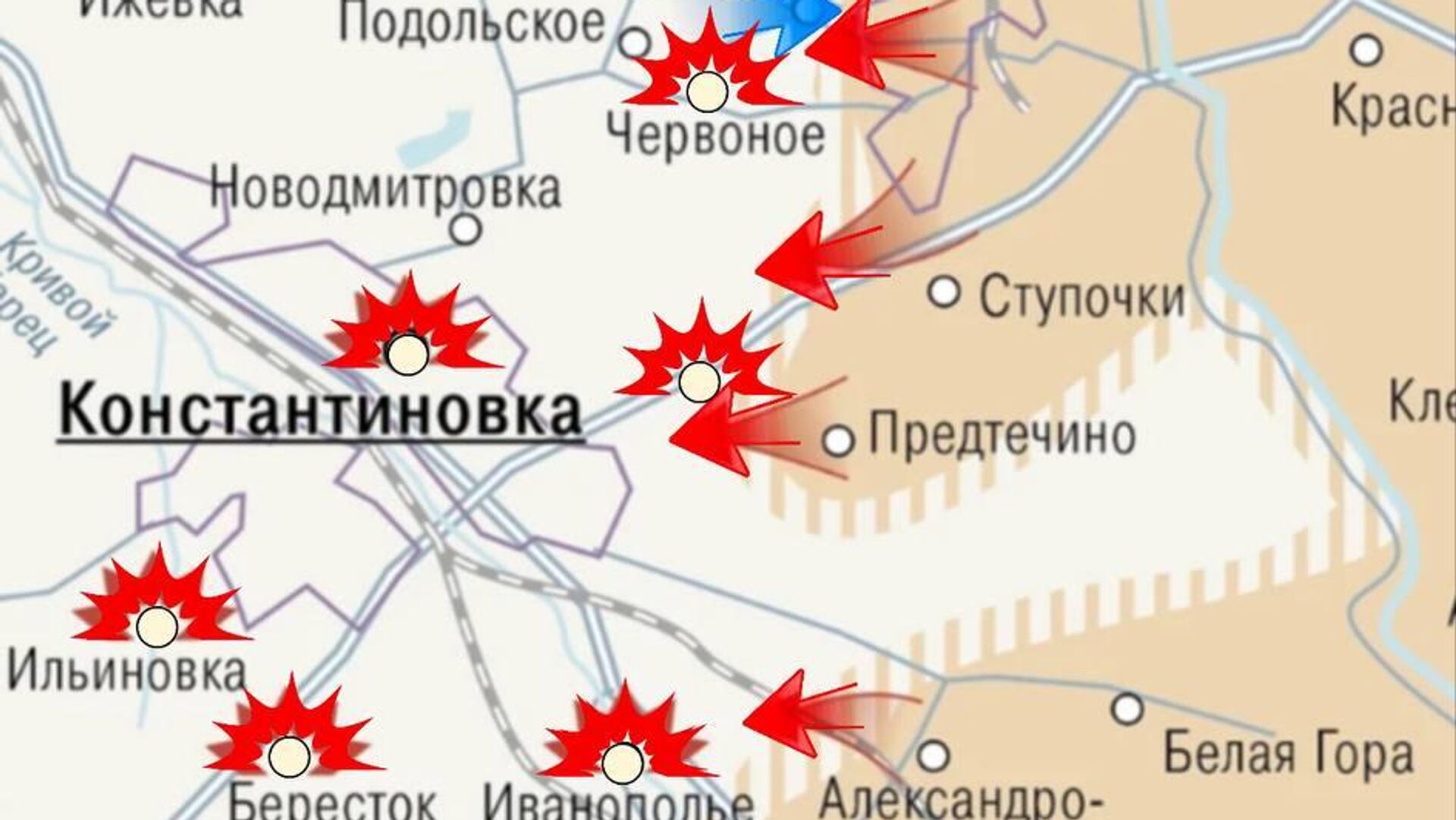 Российские войска продолжают наступление на Константиновском направлении - РИА Новости, 1920, 09.09.2025