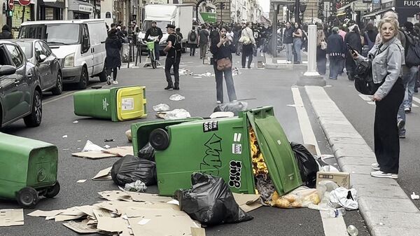 Протесты в Париже Протесты в Париже