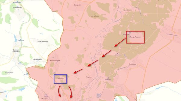 Российская армия вновь использовала трубу для наступления вглубь позиций неприятеля