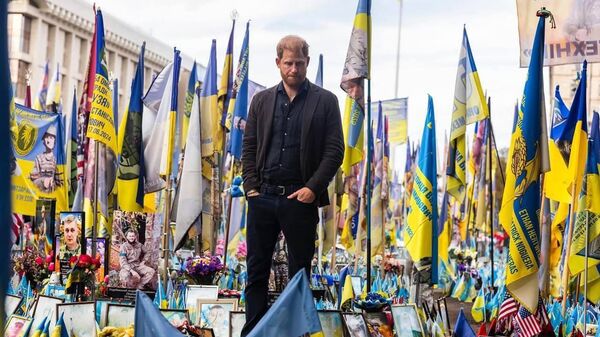 Принц Гарри инспектирует промежуточные результаты британской политики на Украине