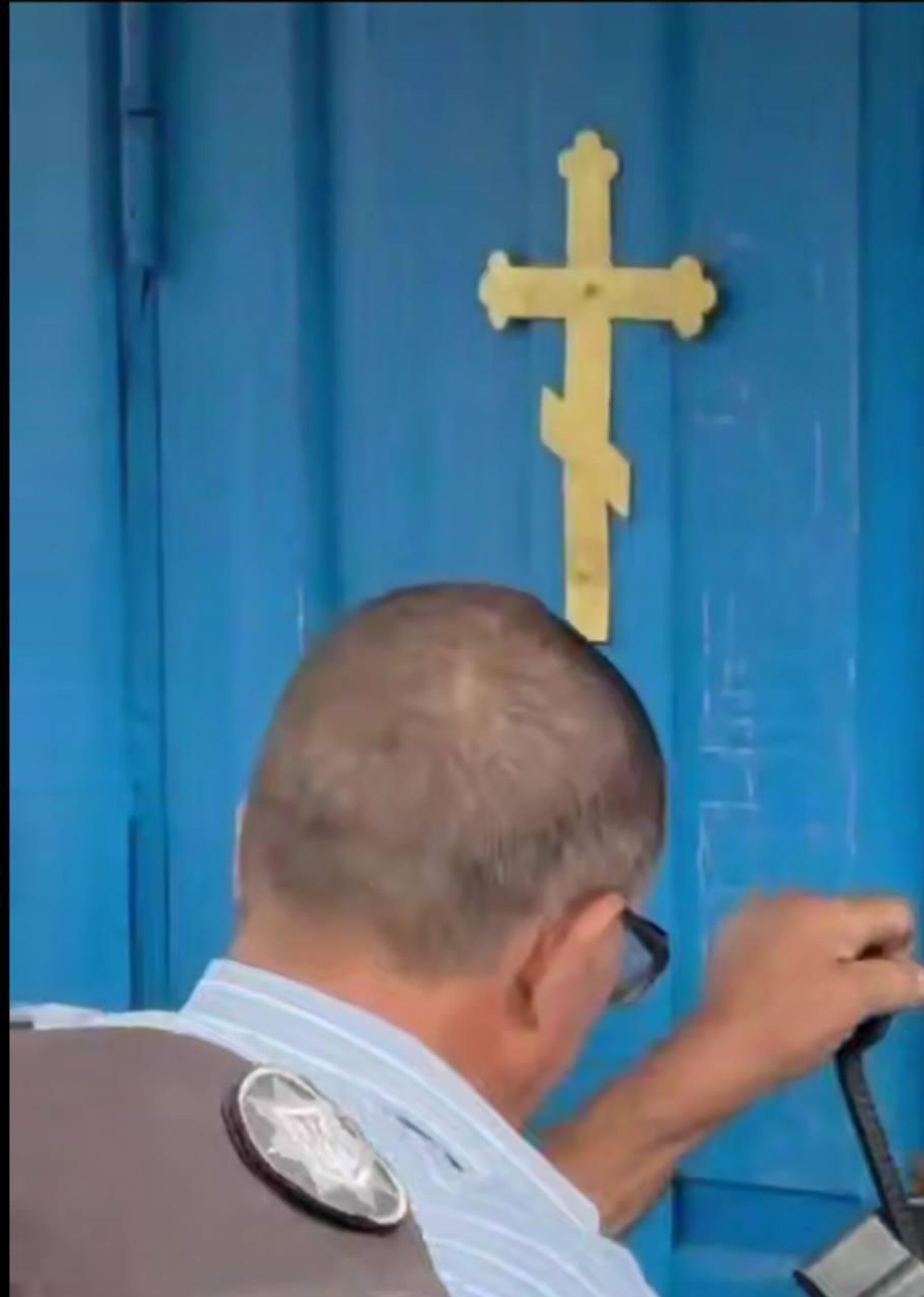 В Житомирской области под руководством архиепископа ПЦУ Владимира Шлапака захватили храм УПЦ - РИА Новости, 1920, 14.09.2025