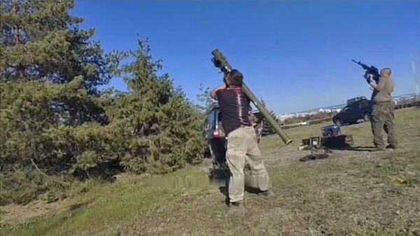 Перехват украинского дрона в Белгородской области попал на видео