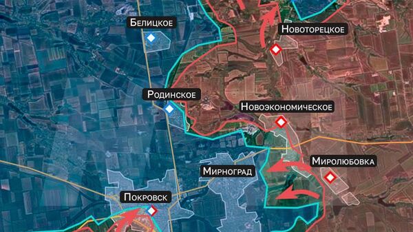 Российские военные снова атакуют Мирноград со стороны населенного пункта Новоэкономическое