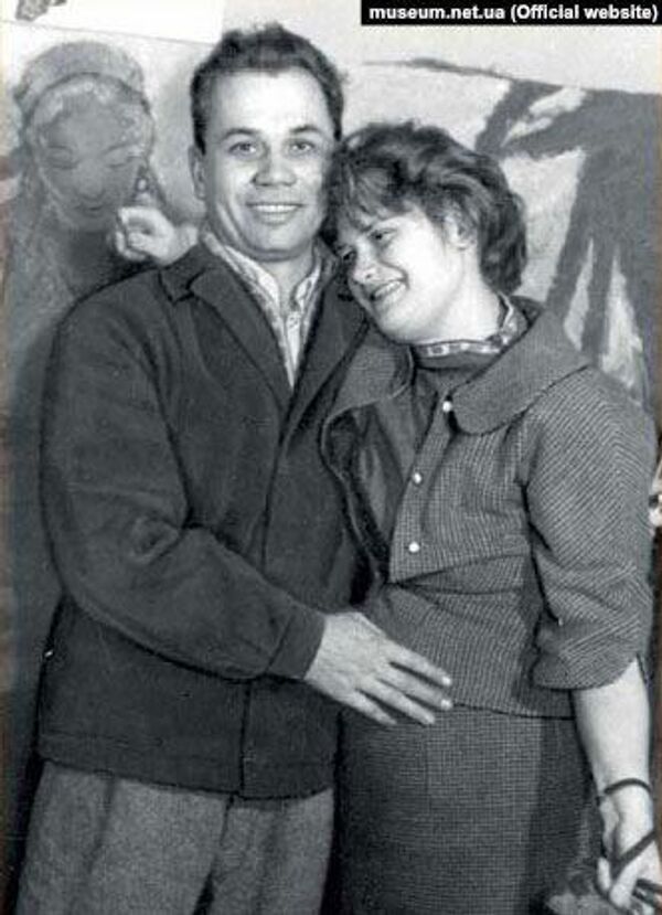 Алла Горская с мужем - Виктором Зарецким