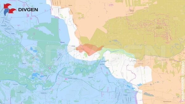 Изменения линии фронта за минувшие сутки нанёс на карту канал DivGen: