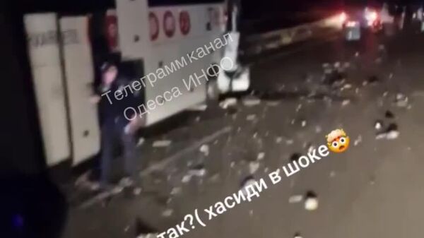 На трассе Киев — Одесса разбился автобус с паломниками-хасидами