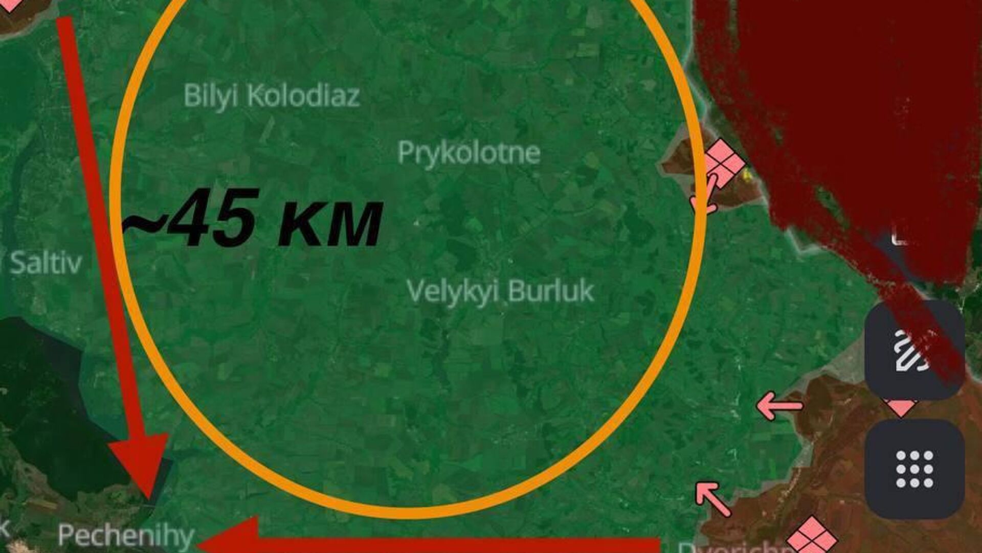 Российская Армия создала килл-зону на большей части территории Харьковской области, сообщает украинский офицер с позывным «Алекс» - РИА Новости, 1920, 21.09.2025