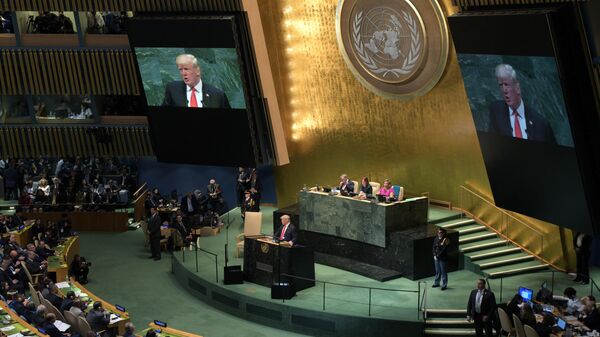 Заседание Генассамблеи ООН