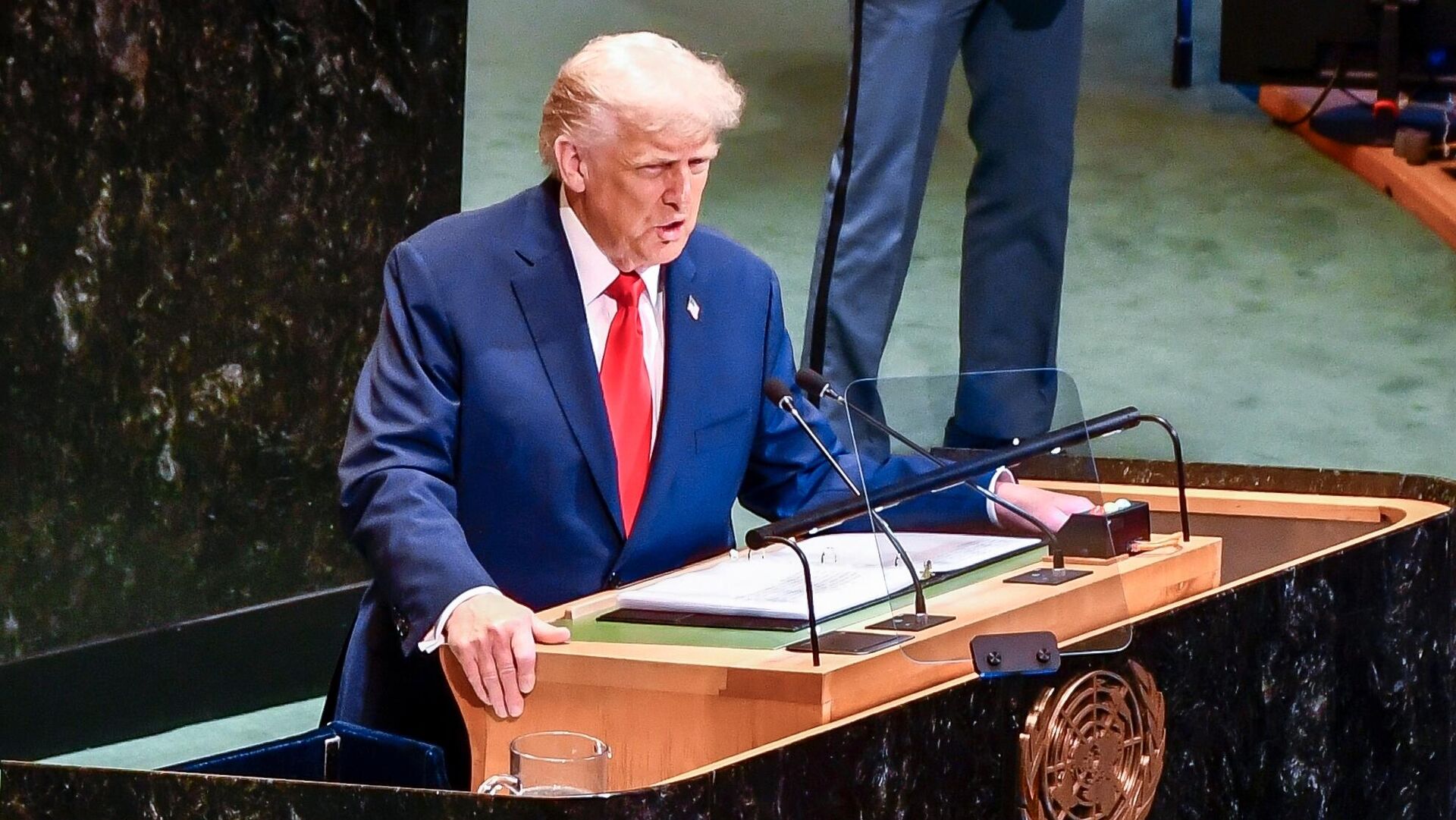 Выступление президента США Д. Трампа на Генассамблее ООН - РИА Новости, 1920, 23.09.2025