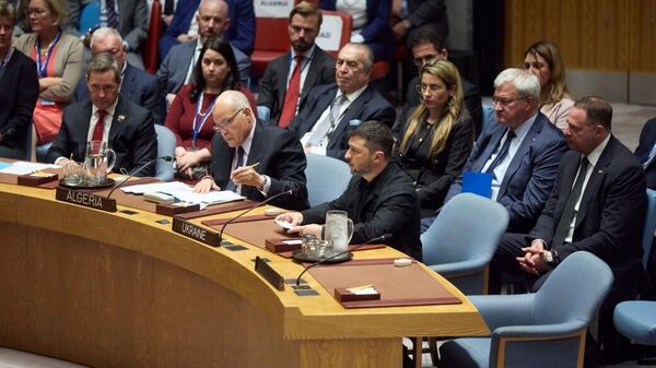 "Нужно усилить лыжи Украины":  как Зеленский в СБ ООН опозорился. Ну хоть пиджак надел