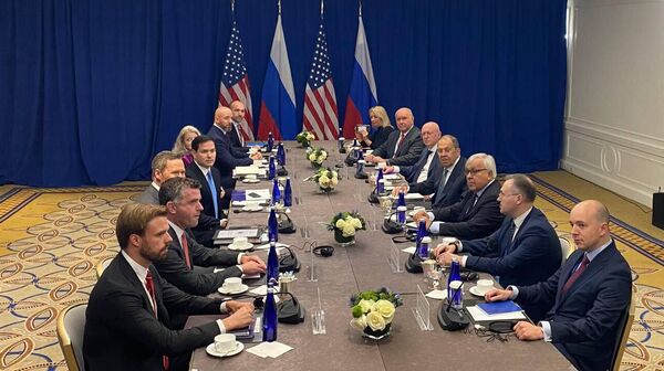 Глава МИД России Сергей Лавров и госсекретарь США Марко Рубио начали встречу в штаб-квартире ООН в Нью-Йорке