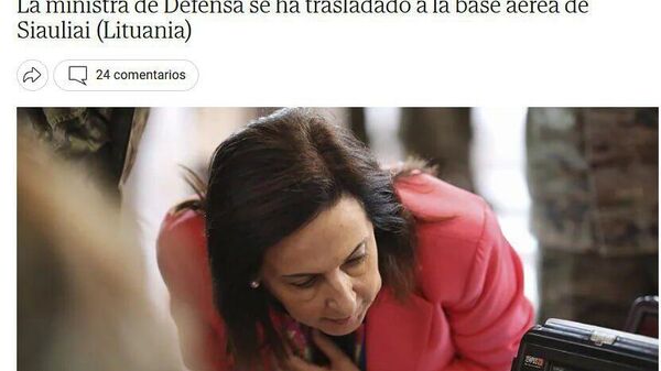 Самолет главы Минобороны Испании Маргариты Роблес якобы подвергся GPS-атаке около Калининграда
