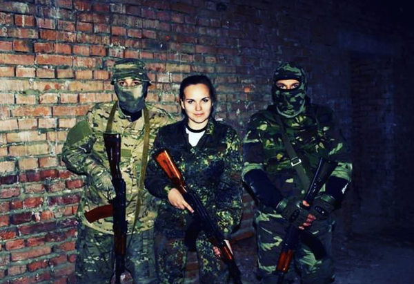 Цыбух с украинскими боевиками, 2018 год