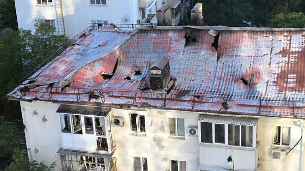 Последствия ударов дронов ВСУ по Новороссийску