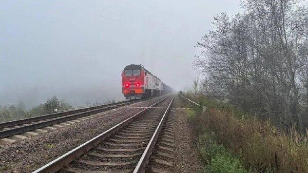 Взрыв на ж/д путях произошел в районе станции Плюсса под Псковом, пострадавших нет, схода состава не произошло, сообщил губернатор и опубликовал фото с места происшествия