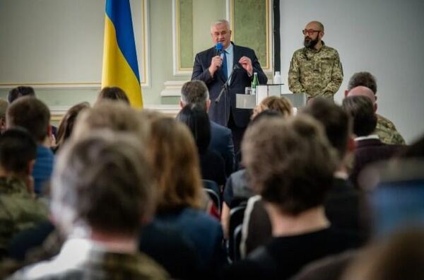 Андрей Сибига на презентации фильма In Thanks We Trust (фото из социальных сетей)