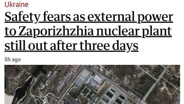 Бандеровские кукловоды потирают потные ладошки — на Запорожской АЭС возможен сценарий Фукусимы